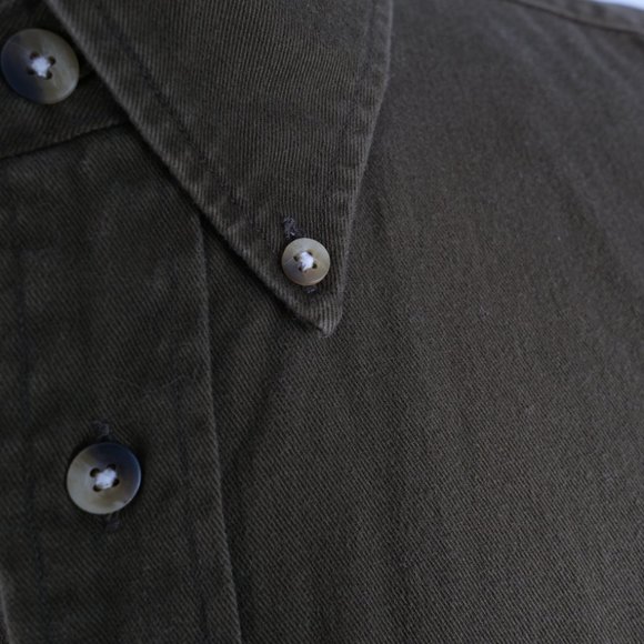 Vintage Nautica Men's XL Long Sleeve Button Down Shirt Brown - Picture 3 of 11